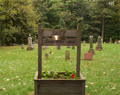 Shock Cemetery Entrance